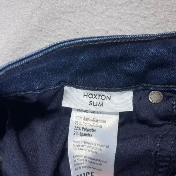 Paige Jeans Women 30 Hoxton Slim Straight Dark Wash‎ Stretch Denim Casual - Picture 8 of 11